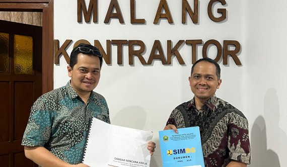 PENYERAHAN PBG RUMAH TINGGAL BUMI PALAPA